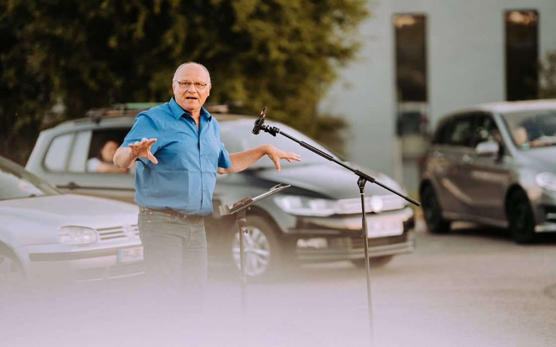 Evangelisation im Autokino