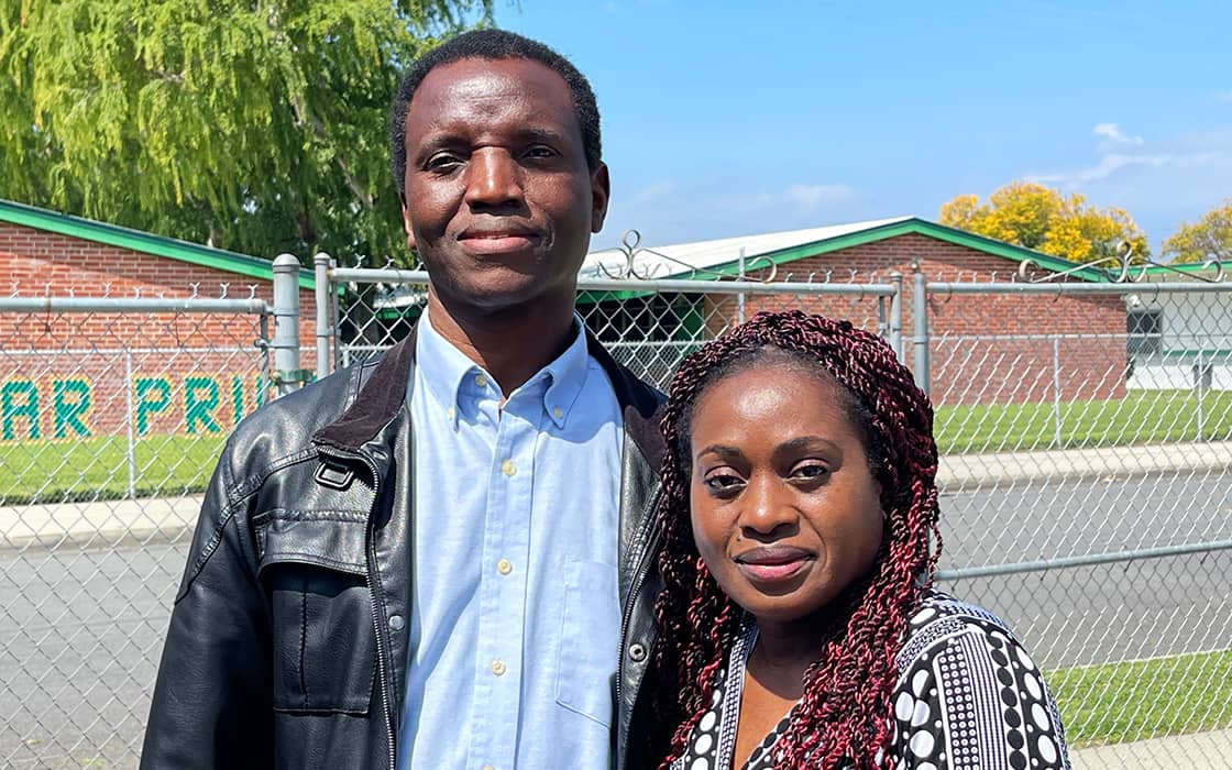 George und Prisca Shakwelele