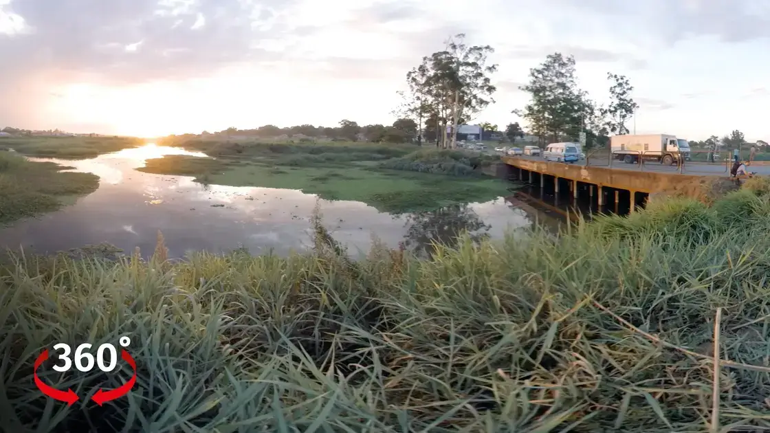 Sambia Abendstimmung 360°