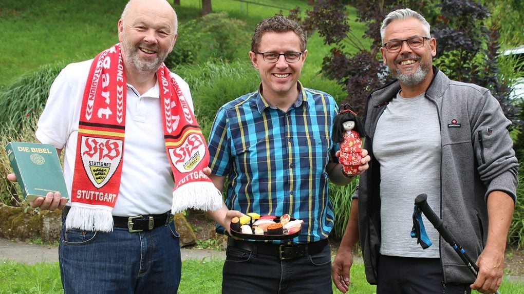 Volker Gäckle, Dave Jarsetz und Thomas Haid