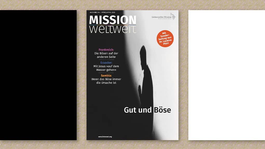 Zeitschrift „Mission weltweit“ mit dem Thema „Gut und Böse“