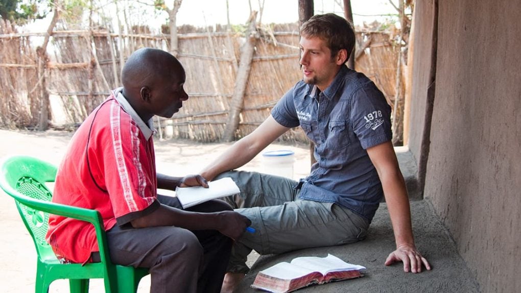 Tobias Müller 2014 als Missionar in Malawi