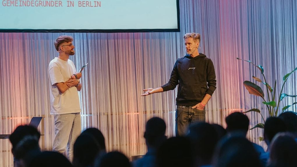 Markus Lägel (rechts im Bild) sprach über das Thema Gebet und Mission