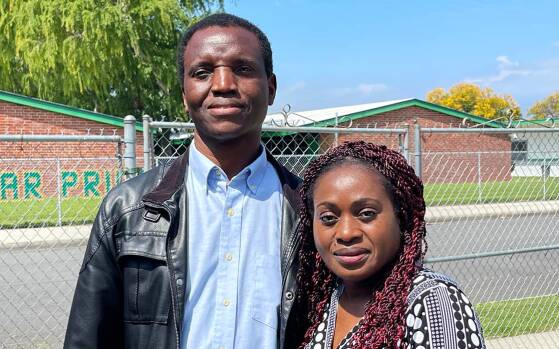George und Prisca Shakwelele